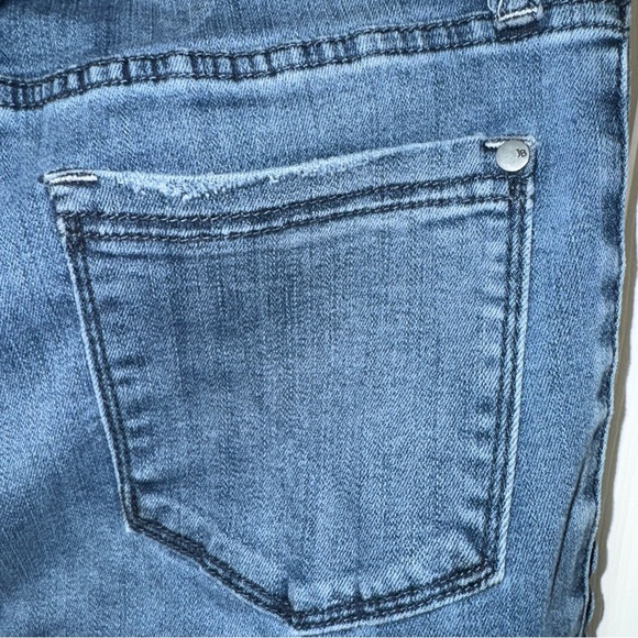 Judy Blue Relaxed Fit Braided Jeans Womens Blue Denim Stretch Size 7 28 JB88468 - Picture 6 of 11